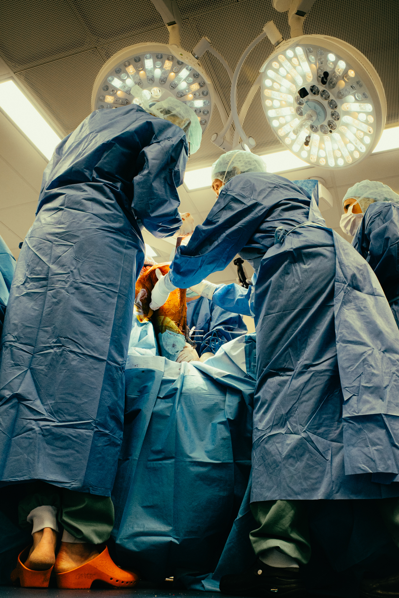 3 months in a surgery room.